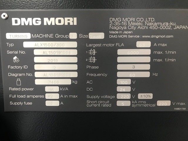2019 DMG Mori ALX-1500 ***SOLD***-img-7